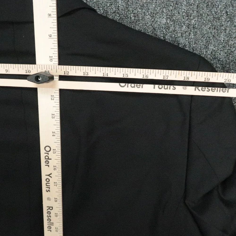 Banana Republic Blazer Mens 42R Black Modern Wool Sport Coat